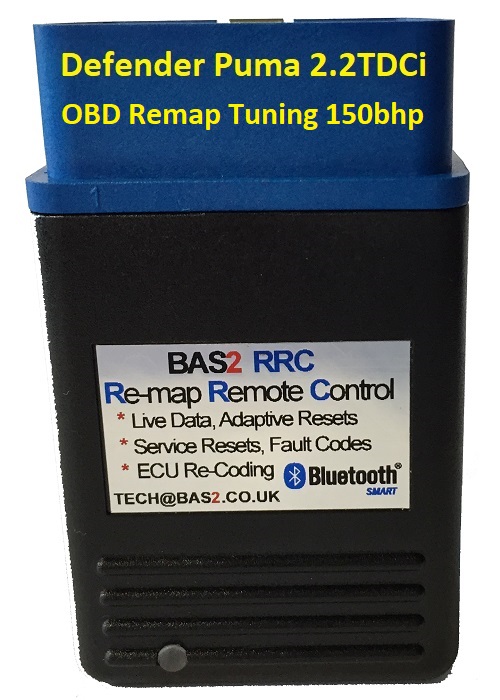 BAS2 RRC Defender 2.2L TDCi 150BHP Biography OBD Remap